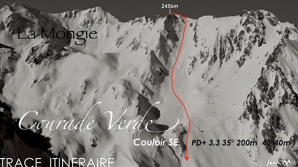 Courade Verde couloir SE