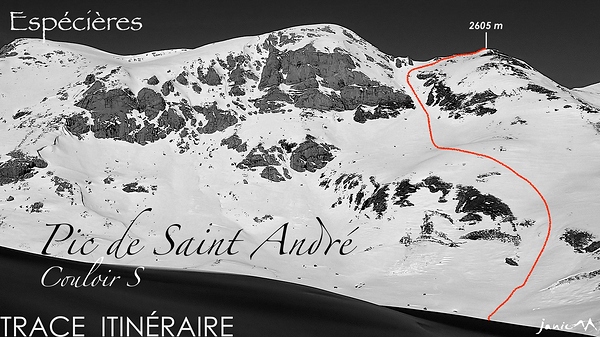 Pic Saint André Pic Entre les Ports - Trace Itinéraire