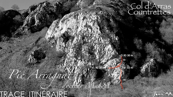 Pic Arragnat - Doc Maboul - Trace Itinéraire