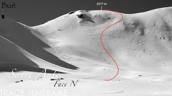 Sarre Aute Face N Trace Itinéraire