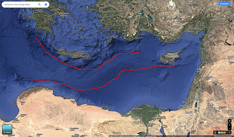 Lignes de subduction