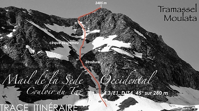 Mail Sède Occidental Couloir Taz Trace Itinéraire