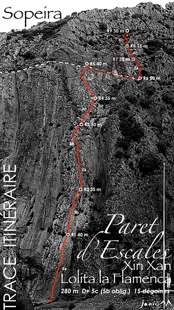 Paret d'Escales XX LlF - Trace Itinéraire