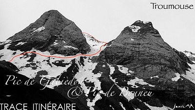Pics Gabiédou Bouneu Trace Itinéraire