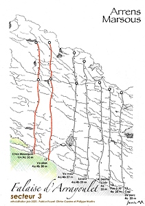 Falaise d'Arrayoulet Secteur  3 copie