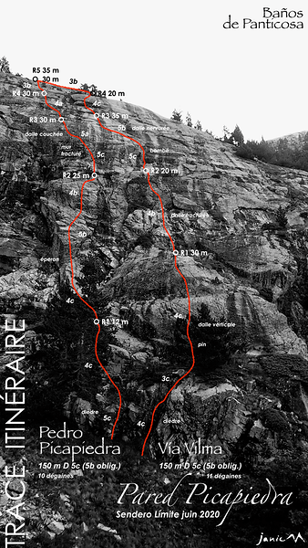 Baños Panticosa - Vilma - Pedro Picapiedra 864 - Trace Itinéraire