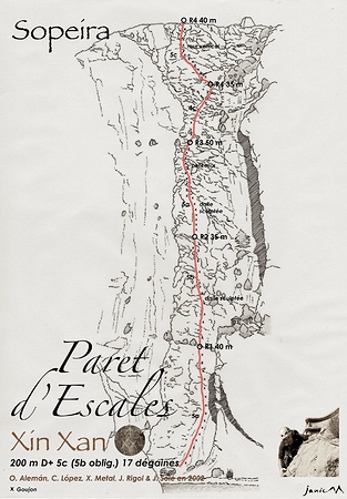 Paret Escales Xin Xan Schéma Itinéraire