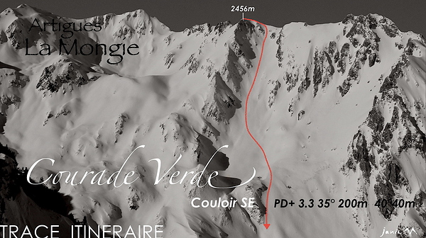Courade Verde couloir SE