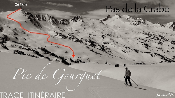 Pic de Gourguet Itinéraire