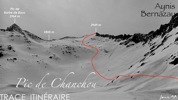 Pic Chanchou Trace Itinéraire