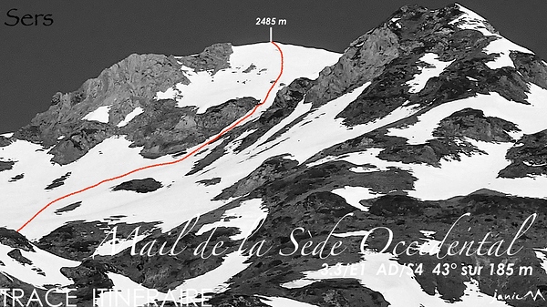 Mail de la Sède Occidendal - Trace Itinéraire