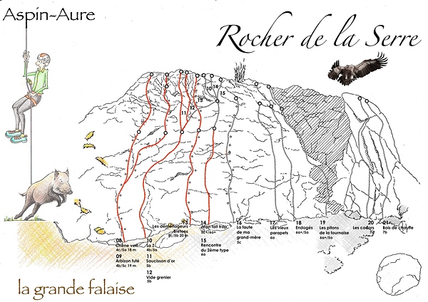 Rocher de la Serre - Grande Falaise - 21 03 23