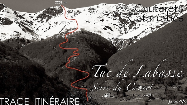 Tuc de Labasse Serre du Couret Trace Itinéraire