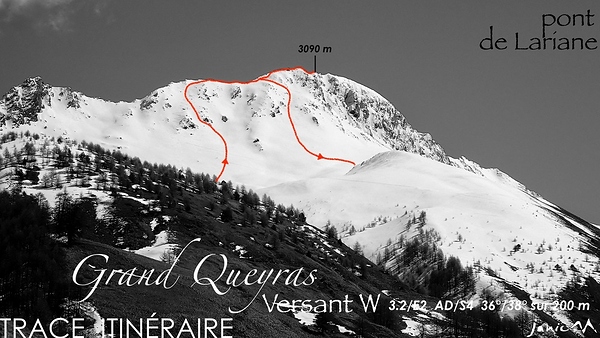 Grand Queyras - Trace Itinéraire