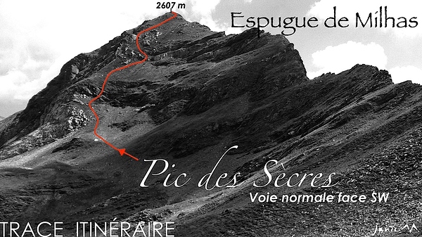 Pic des Sècres Itinéraire