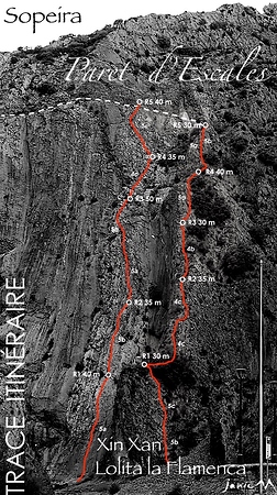 Paret d'Escales XX LF - Trace Itinéraire