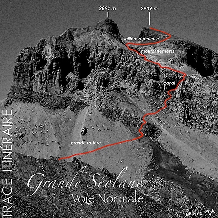 Grande Séolane - Trace Itinéraire