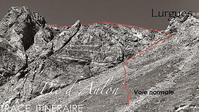 Pic d'Aulon Itinéraire