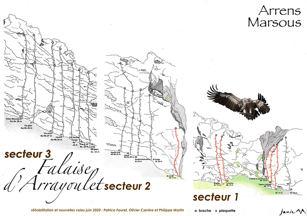Falaise d'Arrayoulet Secteur 1 2