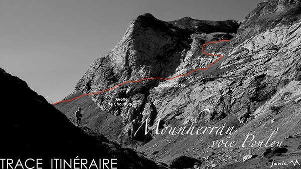 Mounherran  Voie Poulou Trace Itinéraire