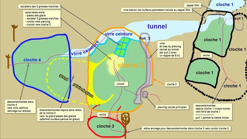 plan du scialet des cloches