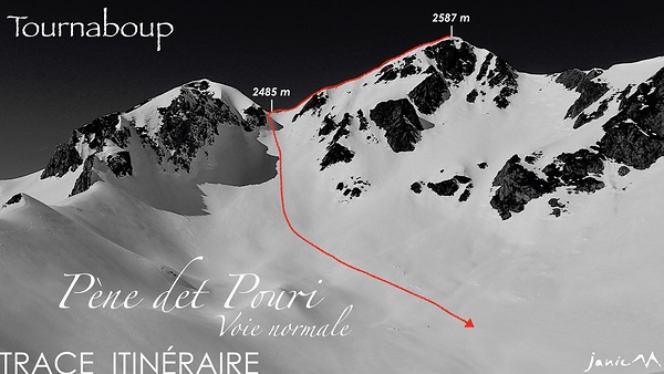 Pène det Pouri Trace Itinéraire