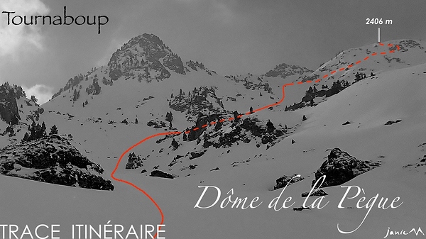 Dôme de la Pègue - Trace Itinéraire