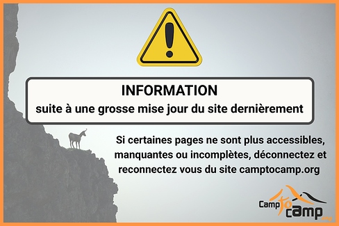 INFORMATION Suite à une grosse mise jour du site dernièrement