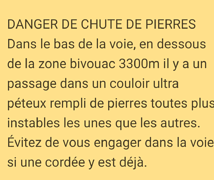 Danger pilier Sud