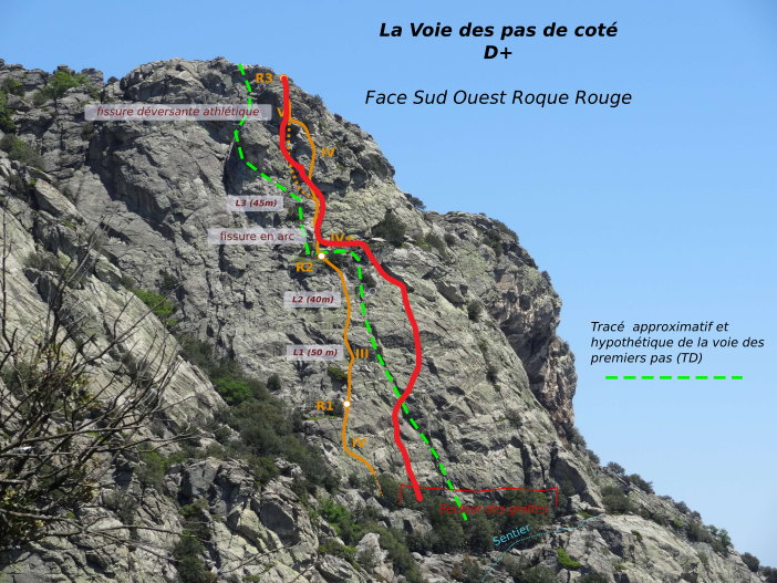 Petits pas tracé